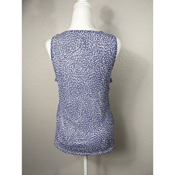 Chico's S M Bundle Lot 2 Navy Blue Silver Stripes Pullover Sweater Top Blouse 16 - Picture 4 of 12